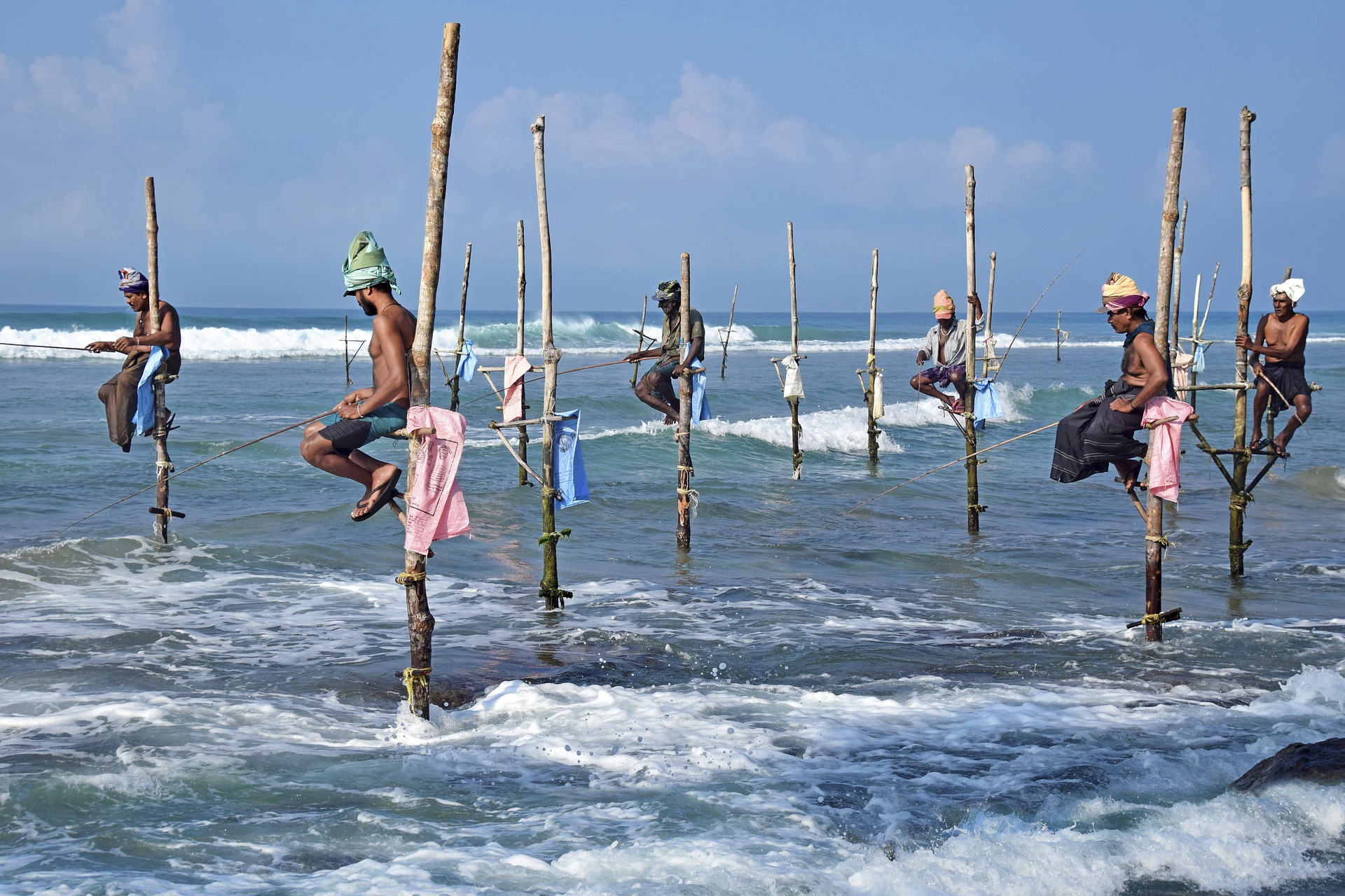 Stick fisherman