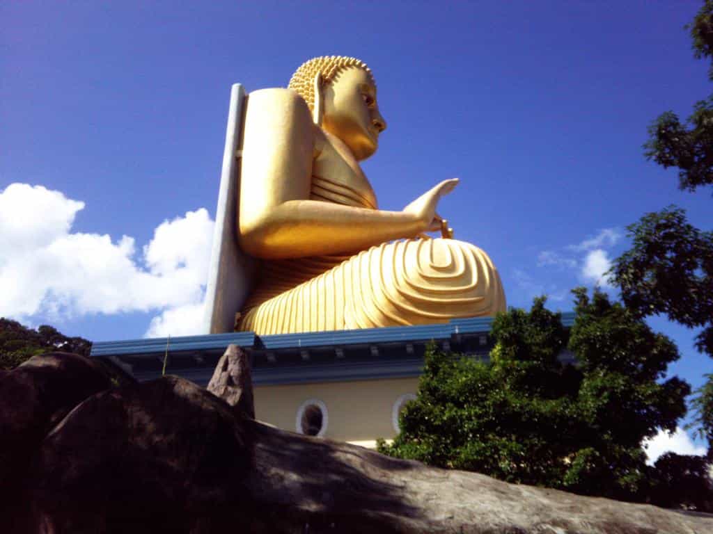 Dambulla Golden Buddha Statue