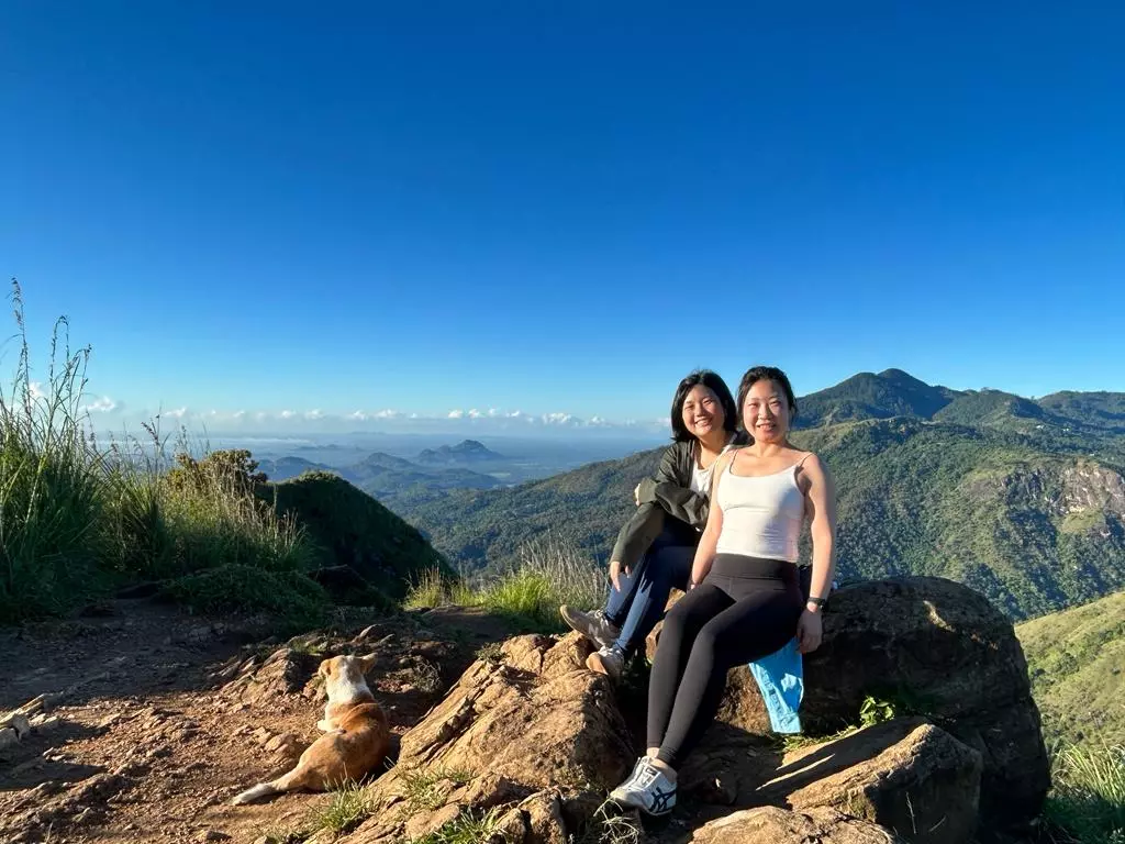 Top of the little Adams Peak in Ella. Palm Lanka Tours