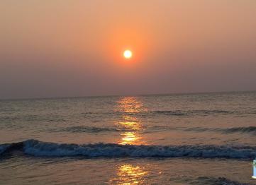 Negombo Beach Sun Set Palm Lanka Tours